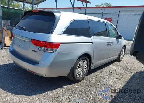 2014 Honda Odyssey Lx из США, поврежденный, VIN 5FNRL5H25EB001123